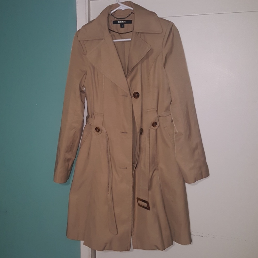 DKNY fitted trench..